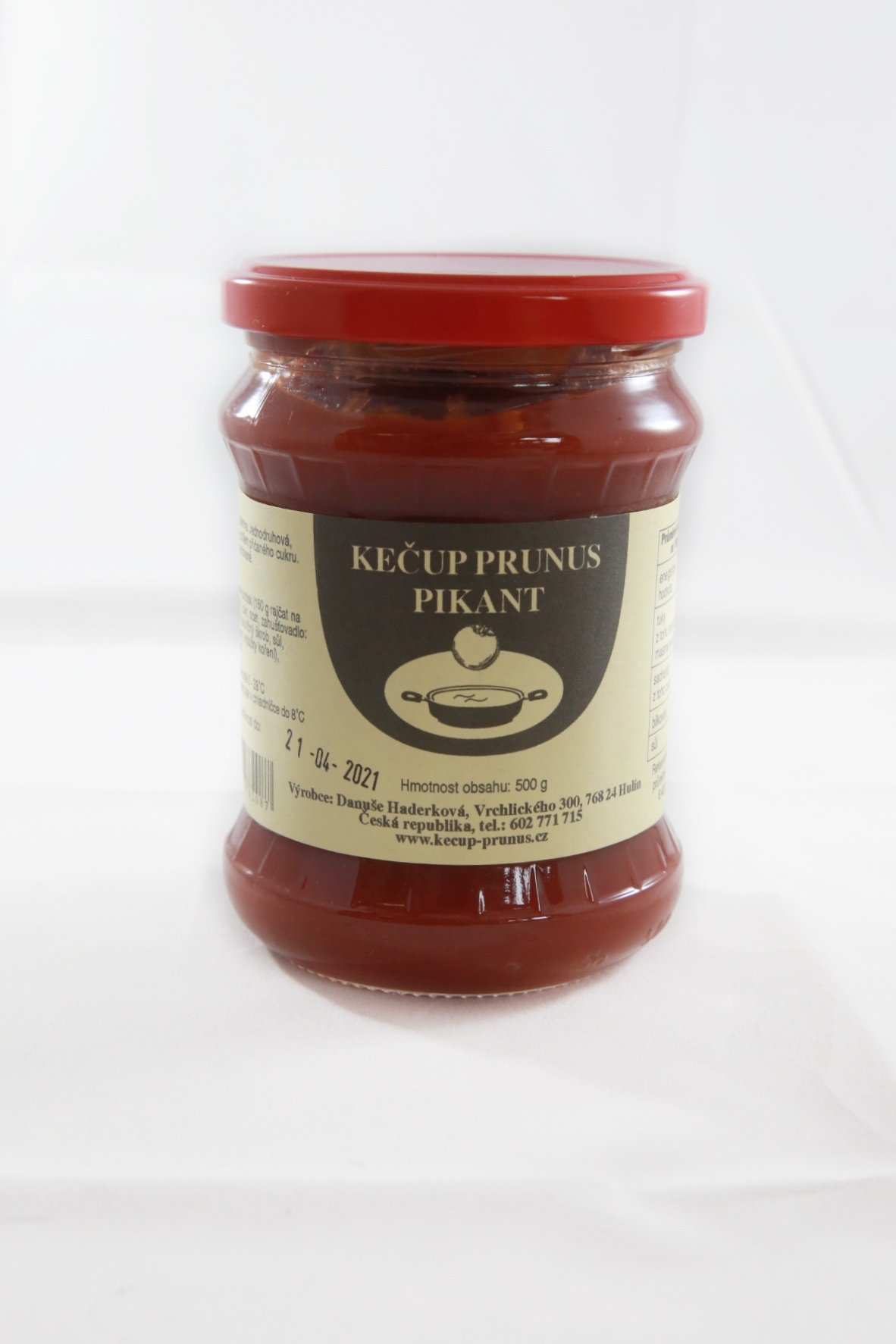 Ostrý kečup Prunus - 500ml