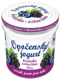 Opočenský jogurt BORŮVKA/OSTRUŽINA