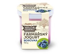 BIO farmářský jogurt borůvkový - 150 g