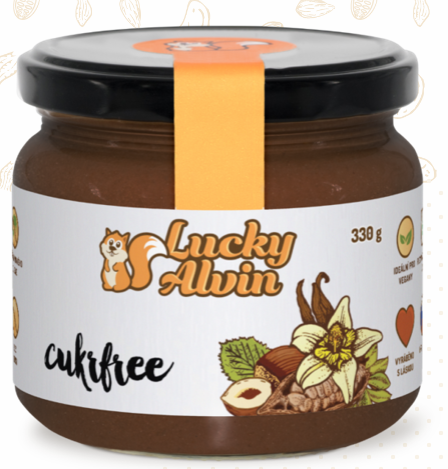 Lucky Alvin - cukrfree lískooříškový s kakaem 200g