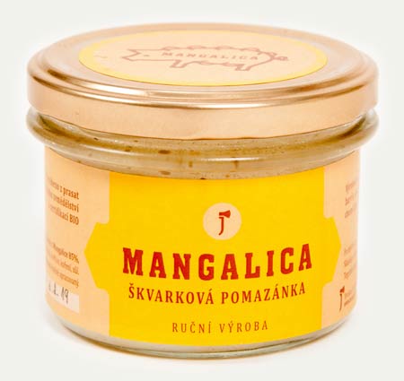Mangalica - škvarková pomazánka 160g
